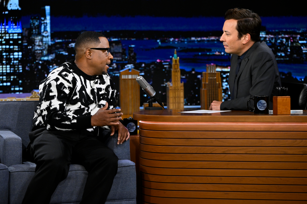 Comedian Martin Lawrence during an interview with host Jimmy Fallon on Monday, June 27, 2022 Photo by: Todd Owyoung/NBC/NBCU Photo Bank via Getty Images